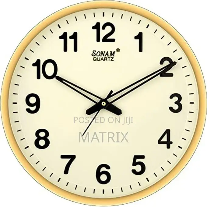 Sonam Office,Home Clock A Big Size Numbering Clock With Glass