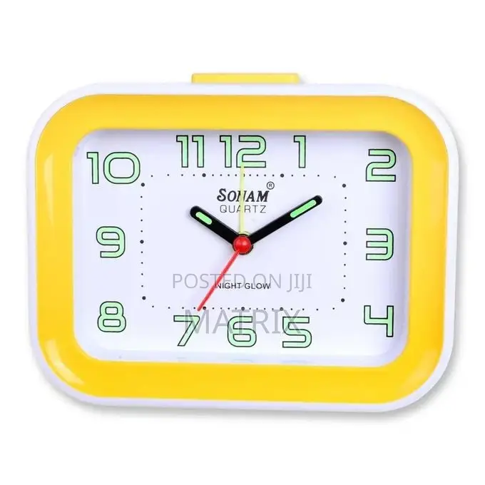 Sonam Table Alarm Clock Analog Bedside Clocks for Heavy Sleepers