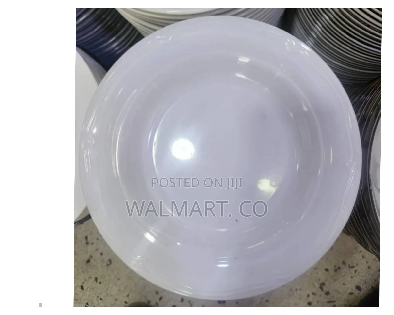 A Dozen of Round Shaped Melamine Plates