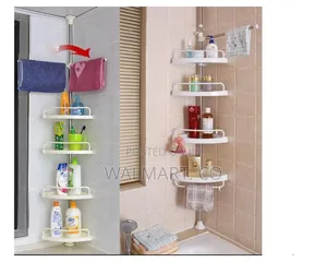 4 Tier Adjustable Corner Shower Candy Bathroom Organizer