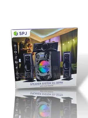 SPJ Woofer 3.1ch 30w Karaoke Speaker System With Remote Control