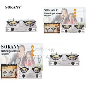 Sokany 2 Burner Gas Cooker Stoveable Top Gas Stove Hob Hot Plate