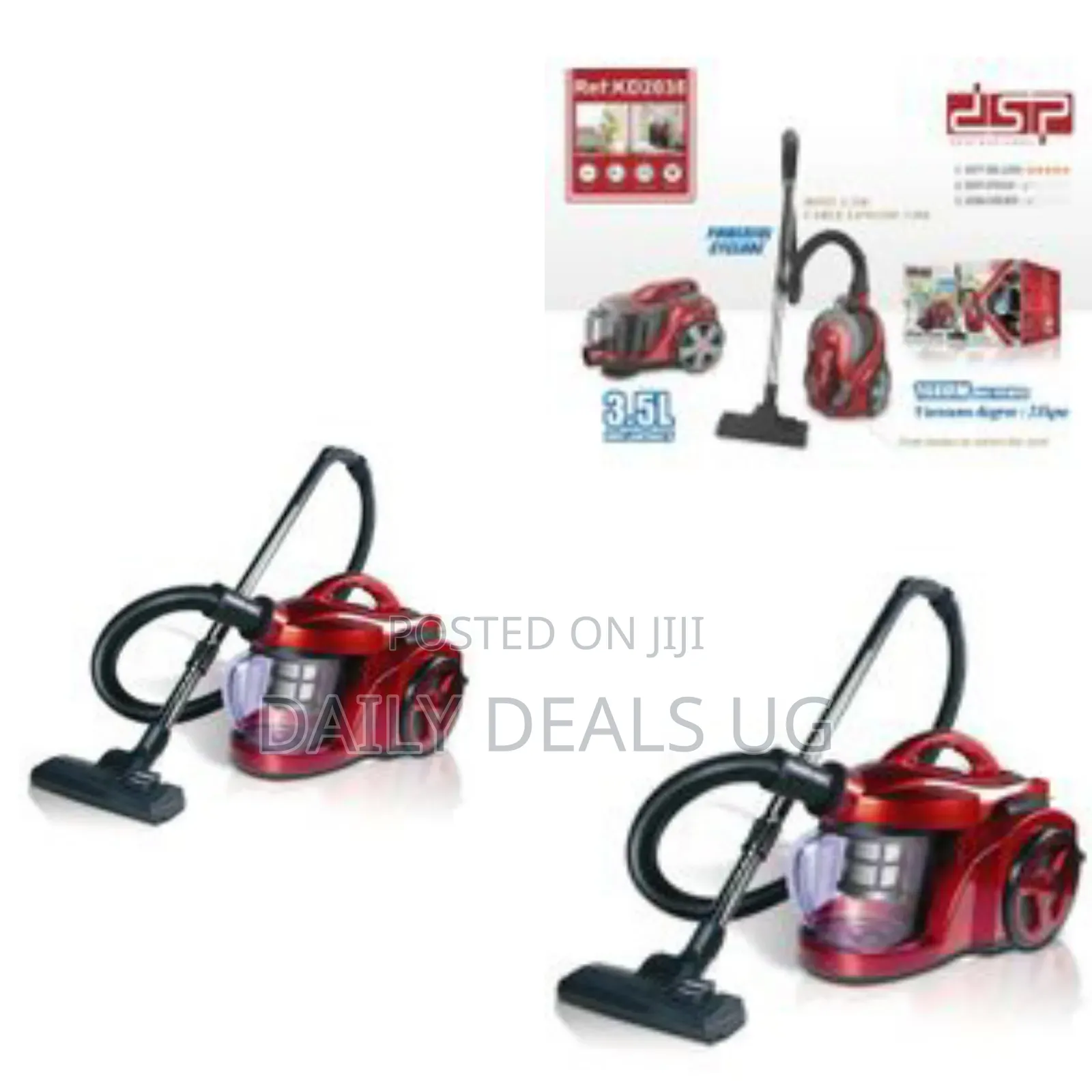 DSP 5litre Powerful Cyclone Bag Vacuum Cleaner
