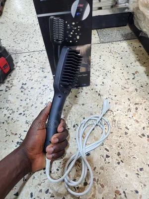 Hair Straightener Brush Heating Ionic