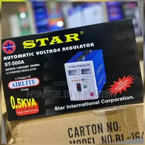 Airstar 500 Watts Stabilizer . Automatic Voltage Regulator