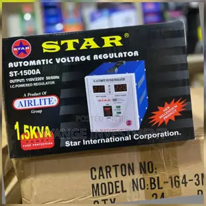 Airstar 1500 Watts Stabilizer. Automatic Voltage Regulator
