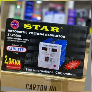 Airstar 2000 Watts Stabilizer. Automatic Voltage Regulator.