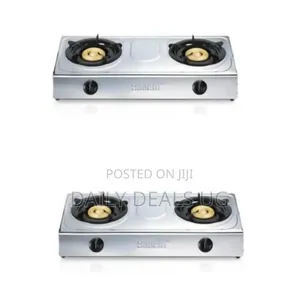 Saachi 2 Burner Saachi Steel Cooker-White