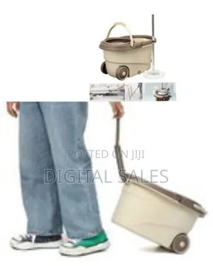 Other 360 Detachable Mop Bucket Set With Wheels Spin Head Noozle