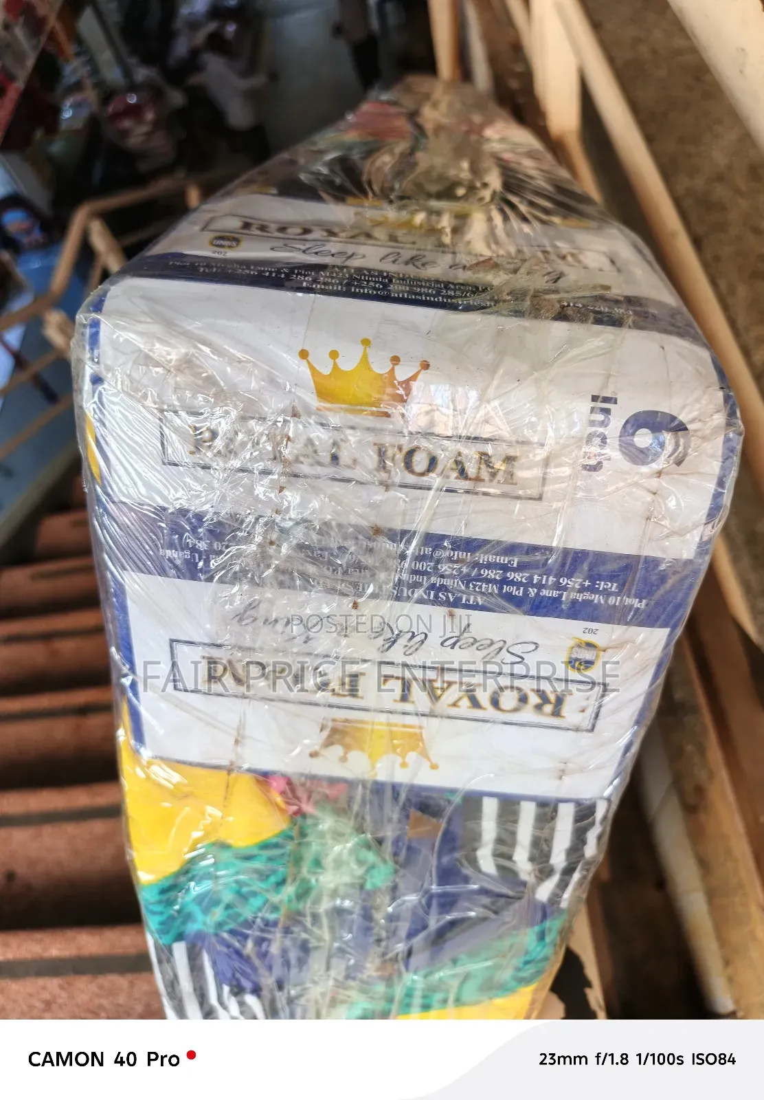 5x6 By6 Inches Royal Foam Mattresses Open Cover