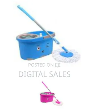 Smile Mom Magic Spin Mop With Bucket Set With Easy Wheels for Best 360