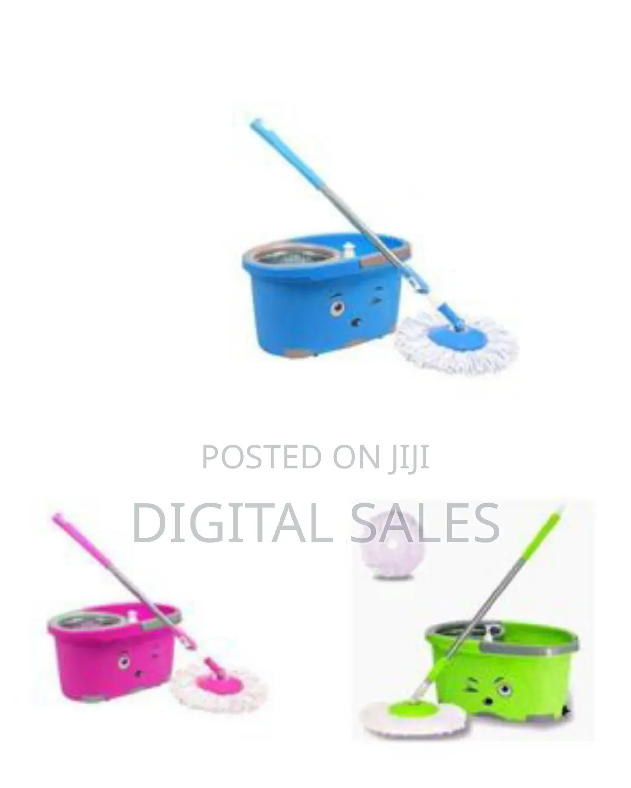 Smile Mom Magic Spin Mop With Bucket Set With Easy Wheels for Best 360