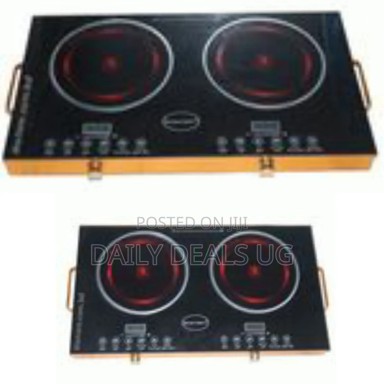 Silver Crest 2 Burner Infrared Cooker Hot Plate Stove -Black