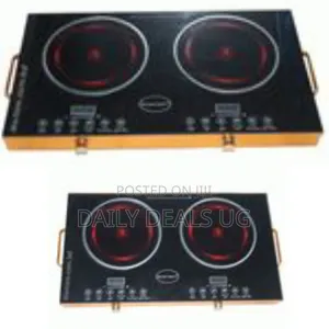 Silver Crest 2 Burner Infrared Cooker Hot Plate Stove -Black