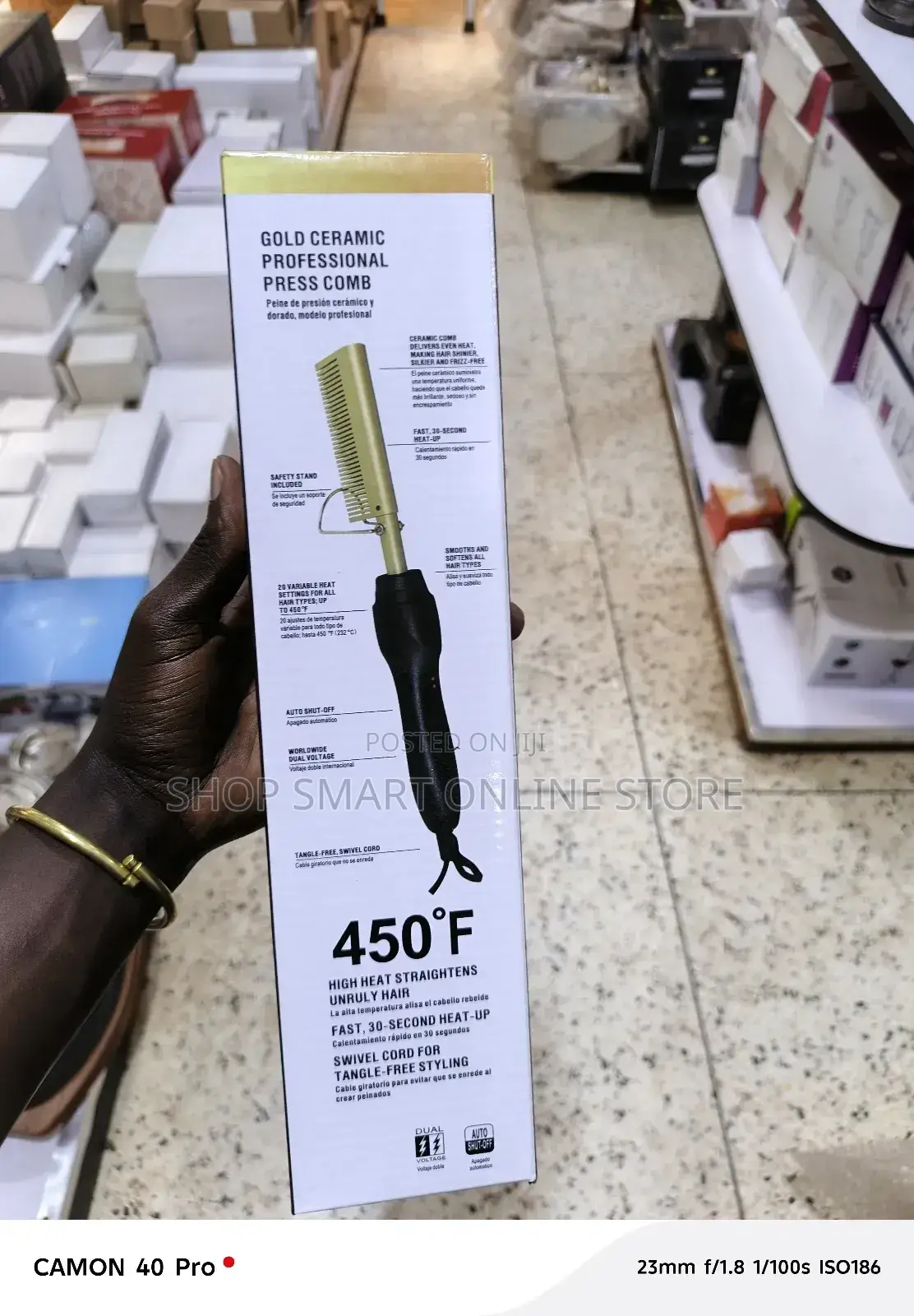 High Heat Professional Press Comb