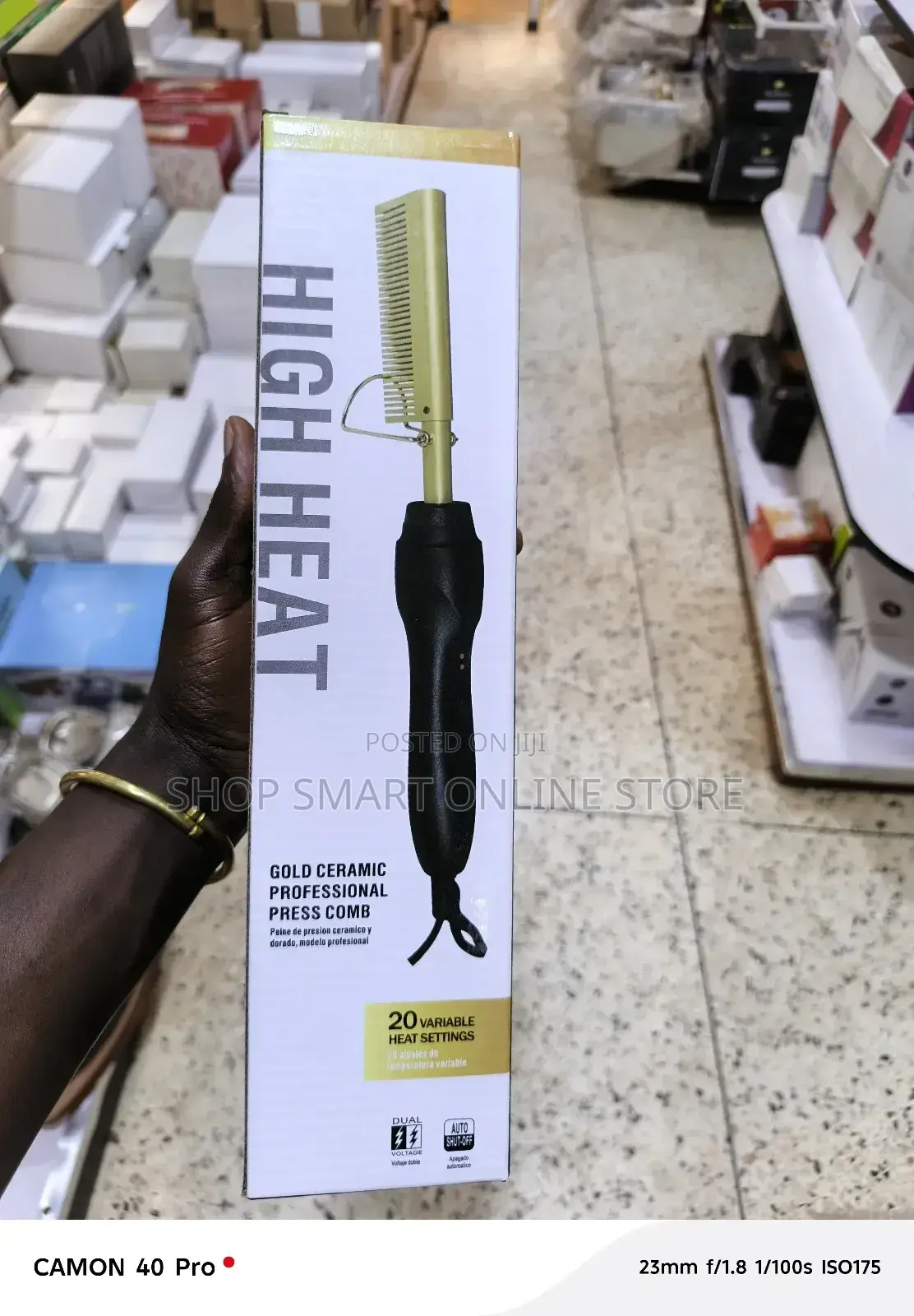 High Heat Professional Press Comb