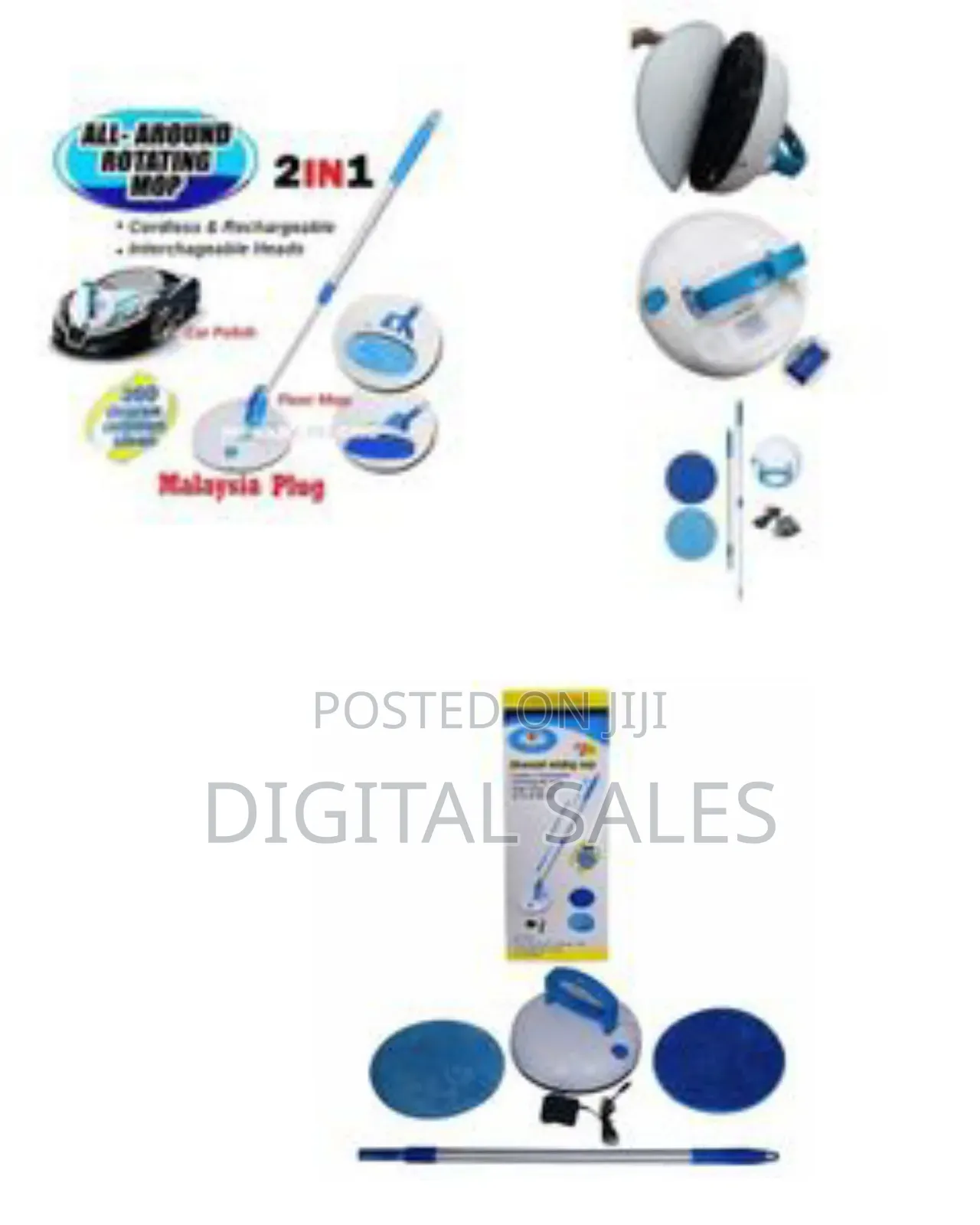 Electric Chargeable 360 All Around Rotating Mop