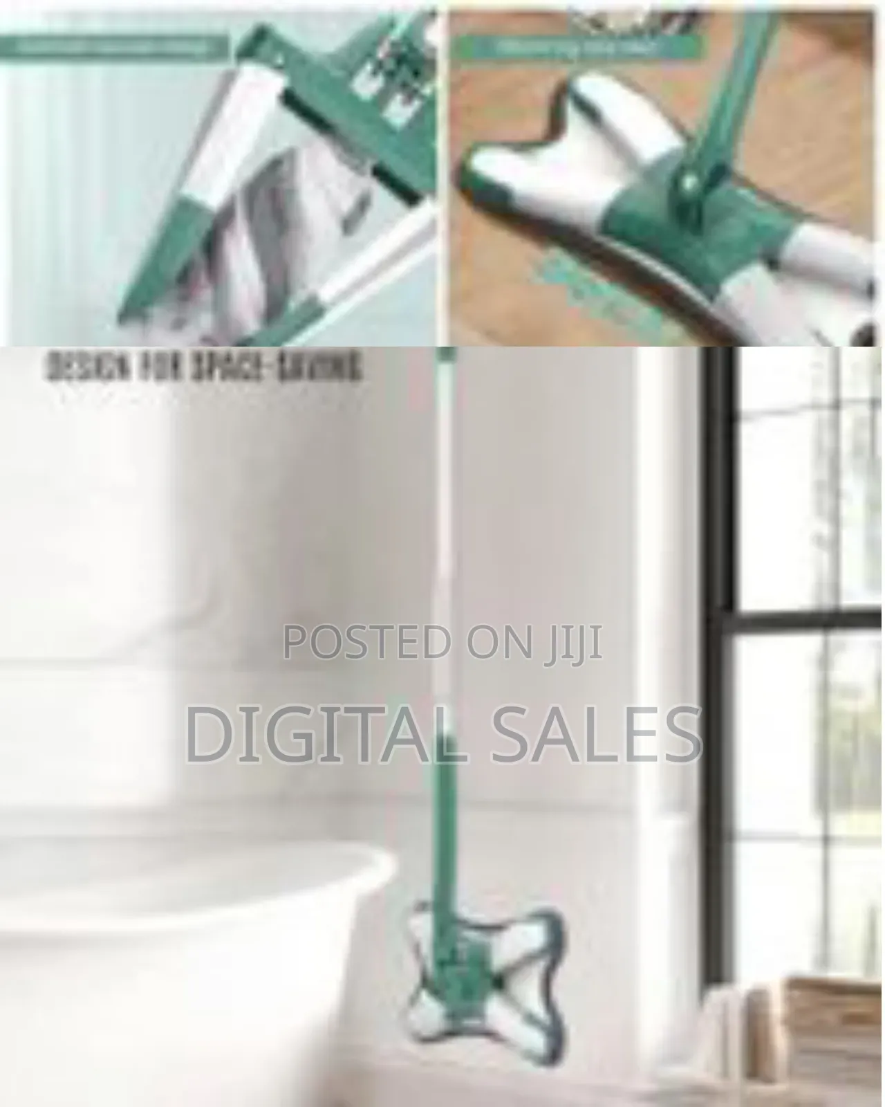 Spin Lazy Floor Mop X-Type Automatic Flat Squeeze Mop Without Hand 0