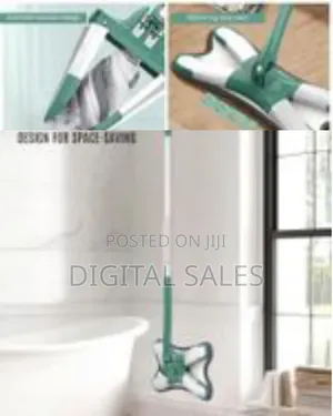Spin Lazy Floor Mop X-Type Automatic Flat Squeeze Mop Without Hand 0