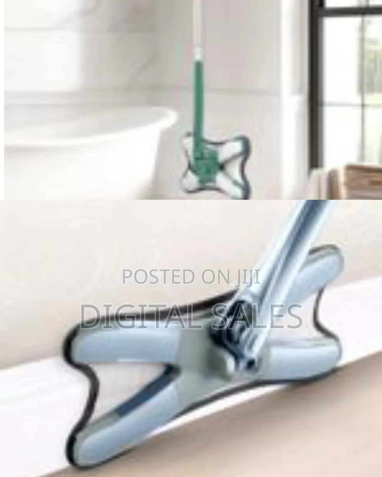 Spin Lazy Floor Mop X-Type Automatic Flat Squeeze Mop Without Hand 0
