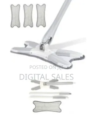 Spin Lazy Floor Mop X-Type Automatic Flat Squeeze Mop Without Hand 0