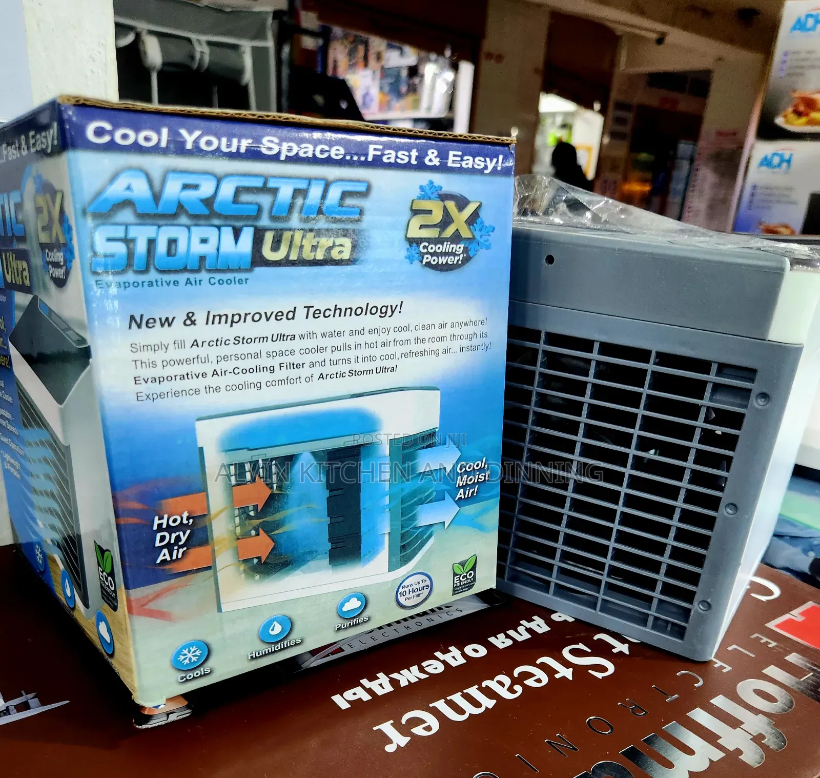 Air Cooler With Evaporative