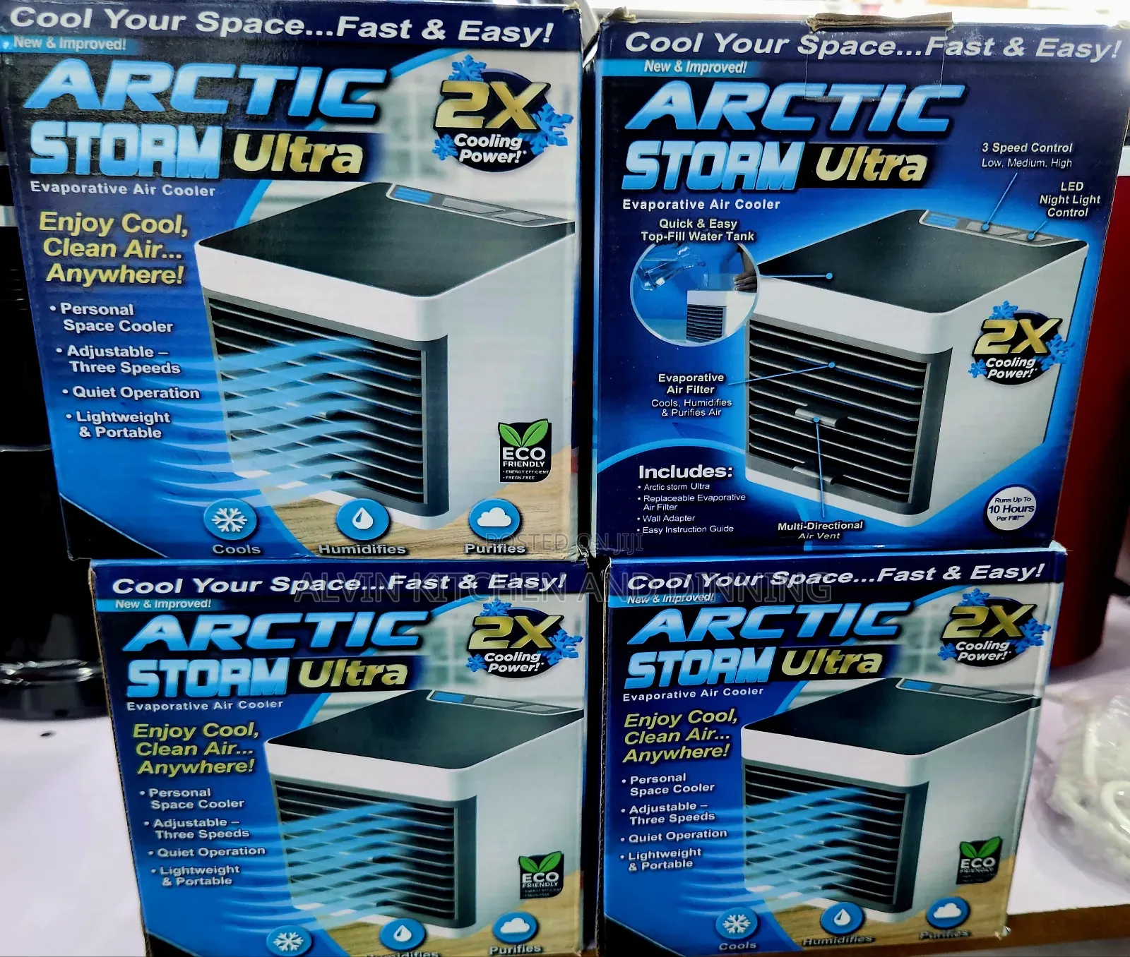 Air Cooler With Evaporative