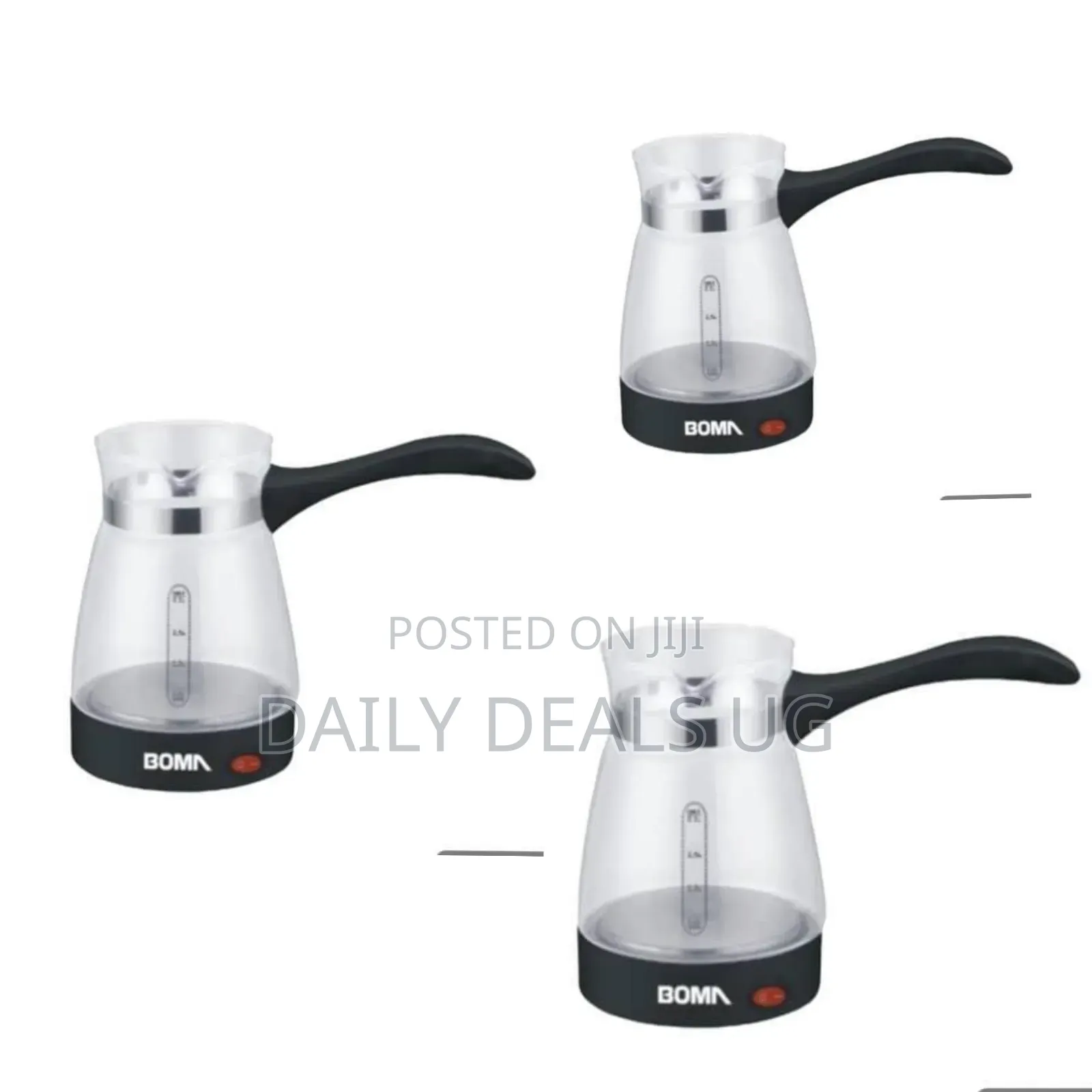Boma Grand Electronic Turkish Coffee Pot Glass Kettle