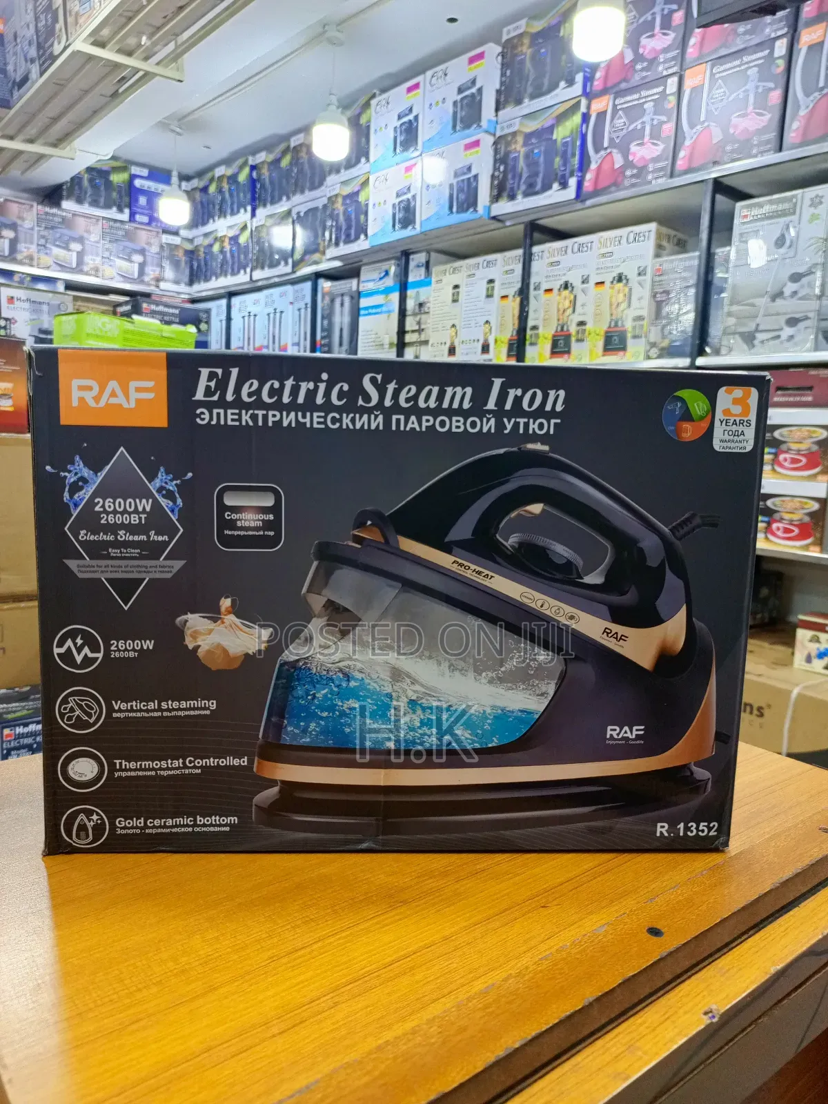 Raf Electric Steam Iron.