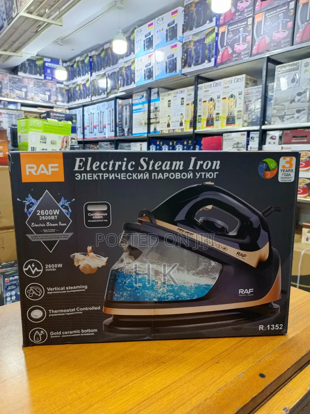 Raf Electric Steam Iron.