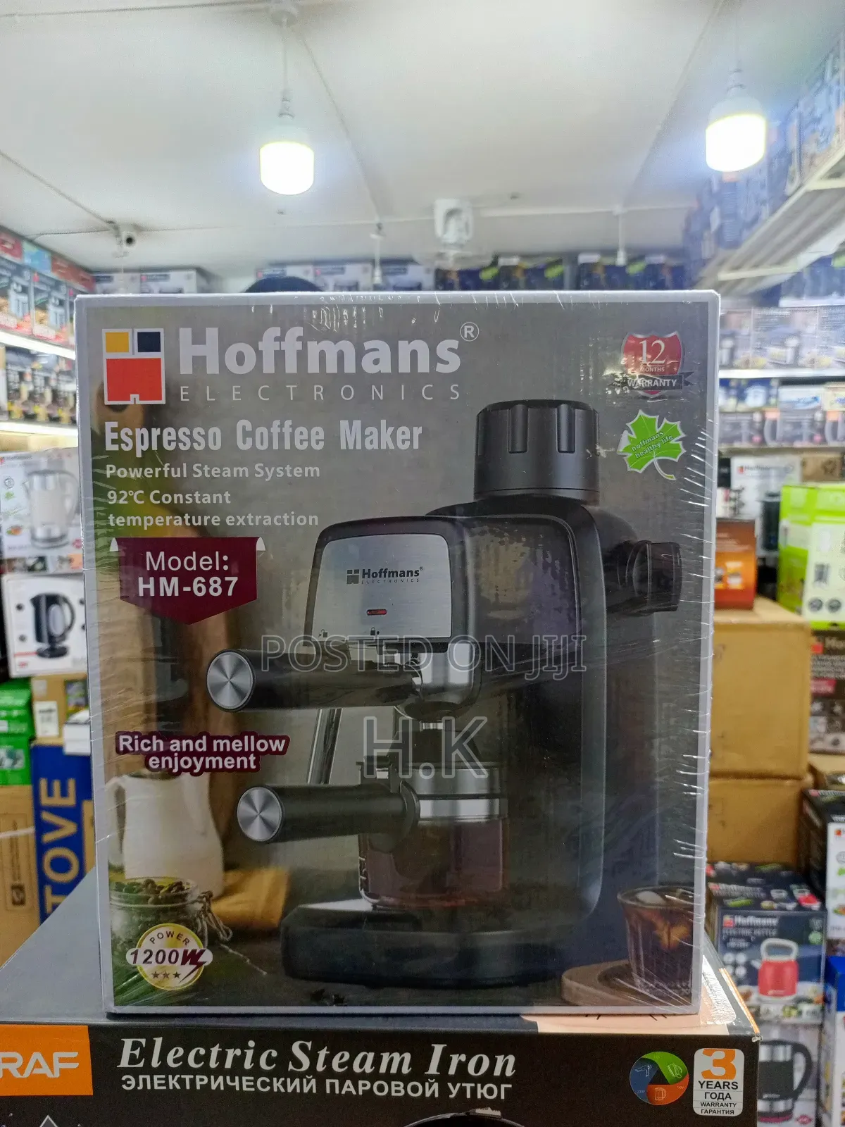 Hoffmans Hm-687 Espresso Coffee Maker.