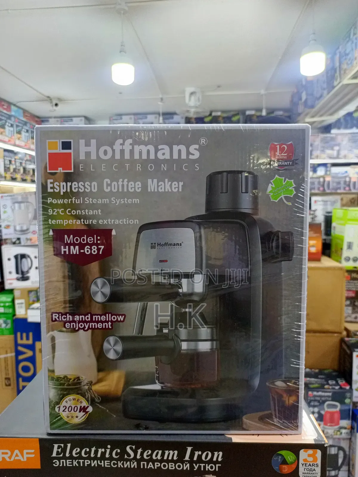 Hoffmans Hm-687 Espresso Coffee Maker.