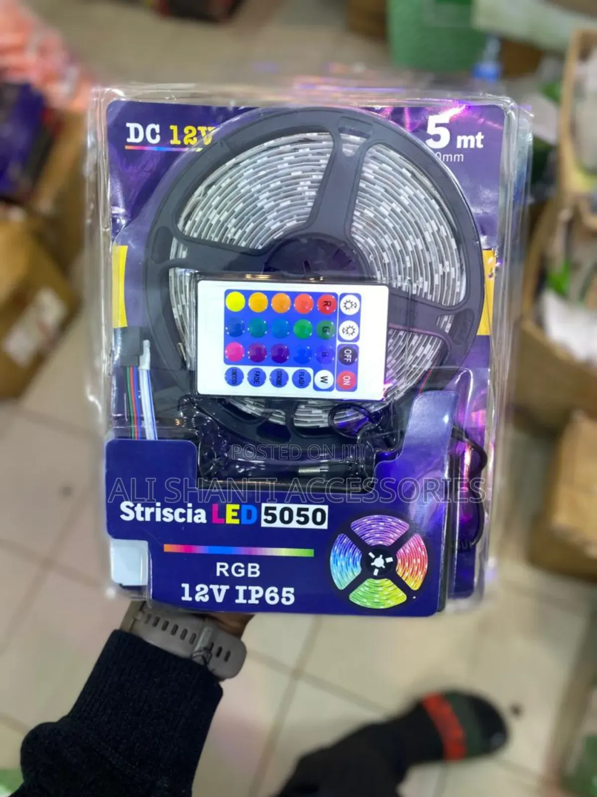 5m Strip Light Dc 12v With Remote and Changing Colors