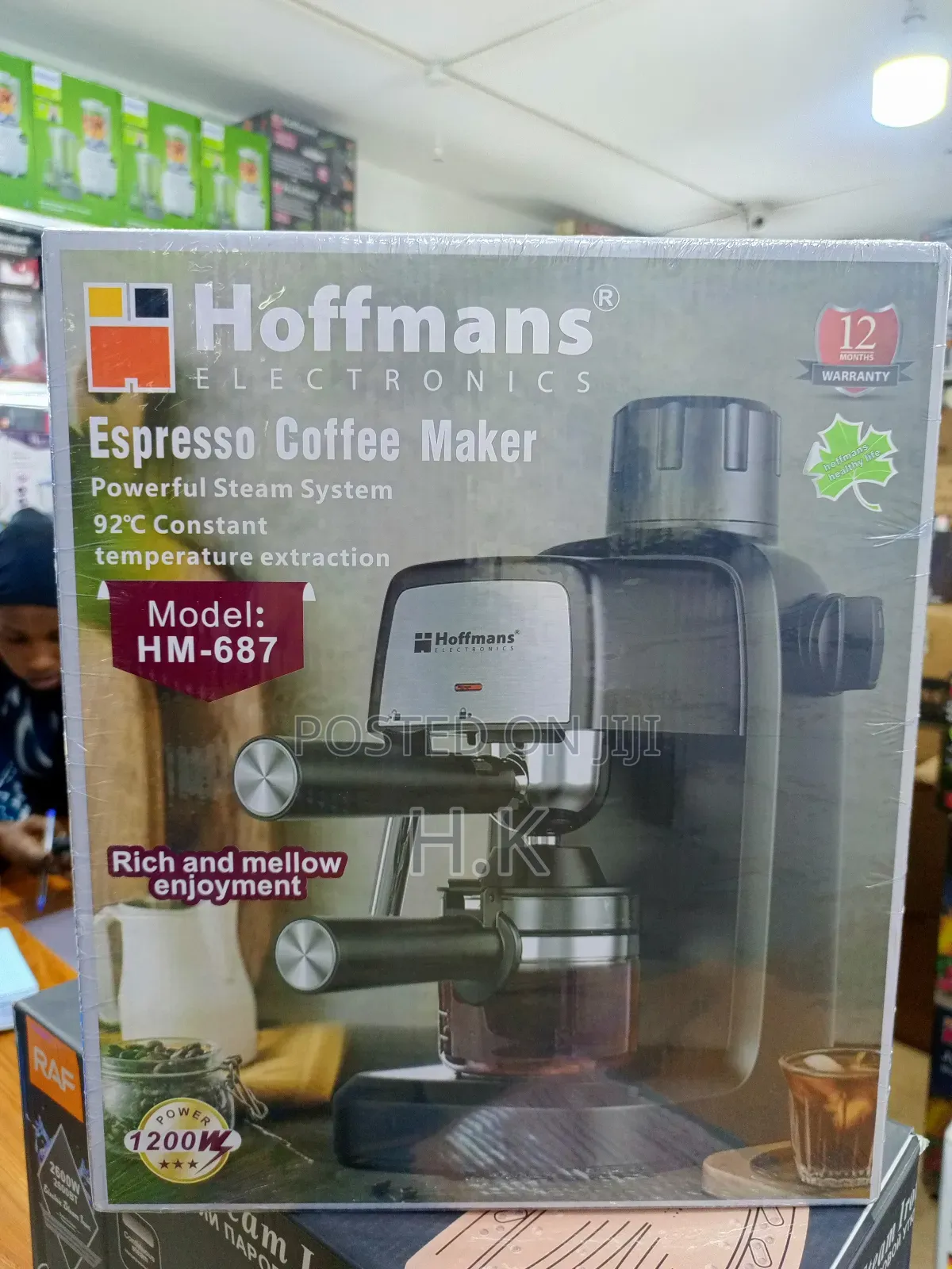 Hoffmans Hm-687 Espresso Coffee Maker.
