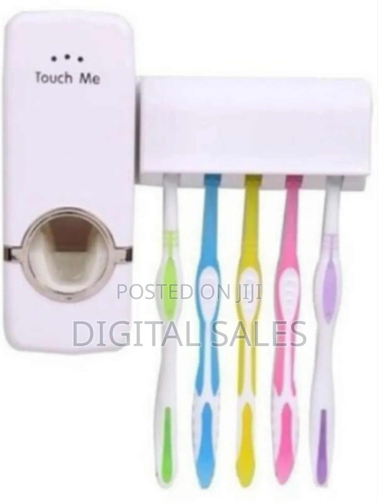 Touch Me- Automatic Toothpaste Dispenser 5 Toothbrush Holder Set