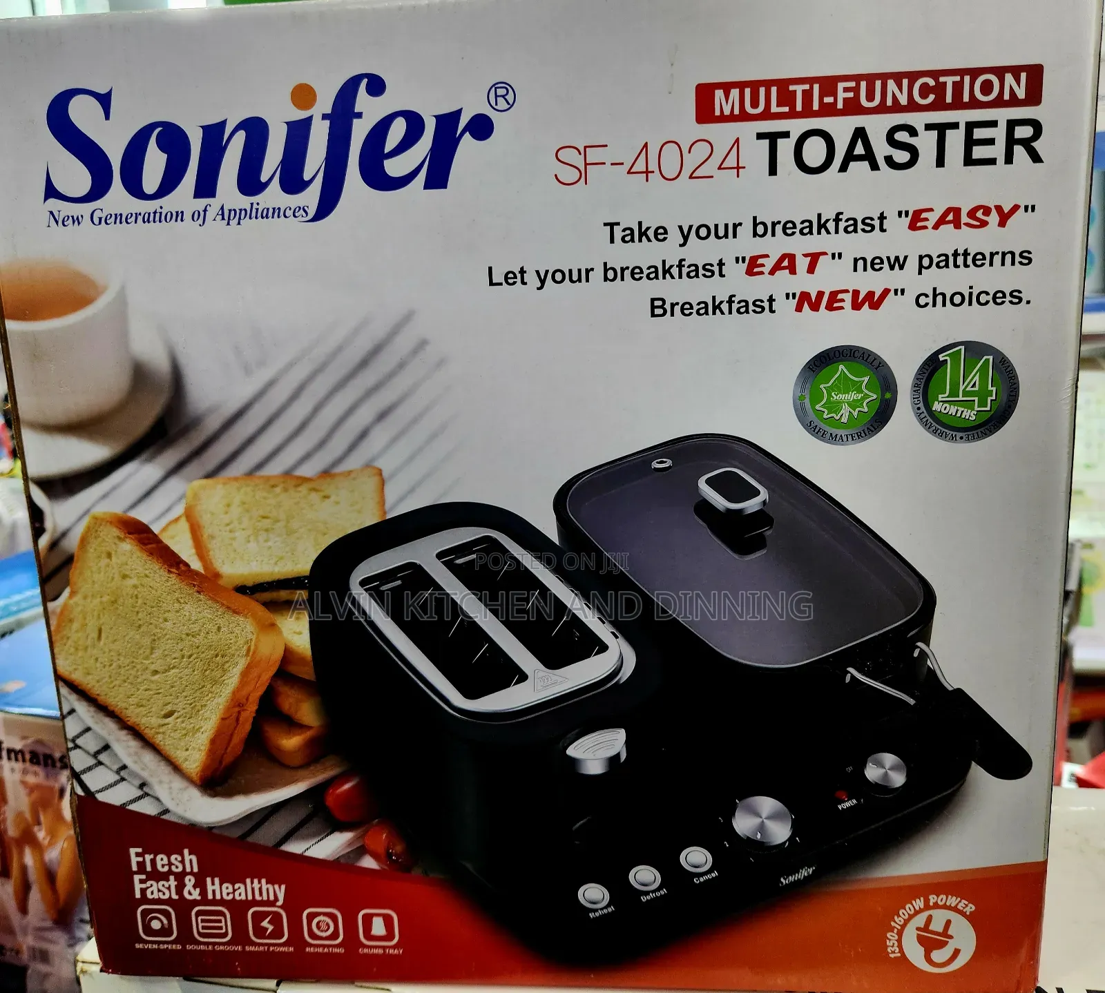 Breakfast Machine With Bread Toaster