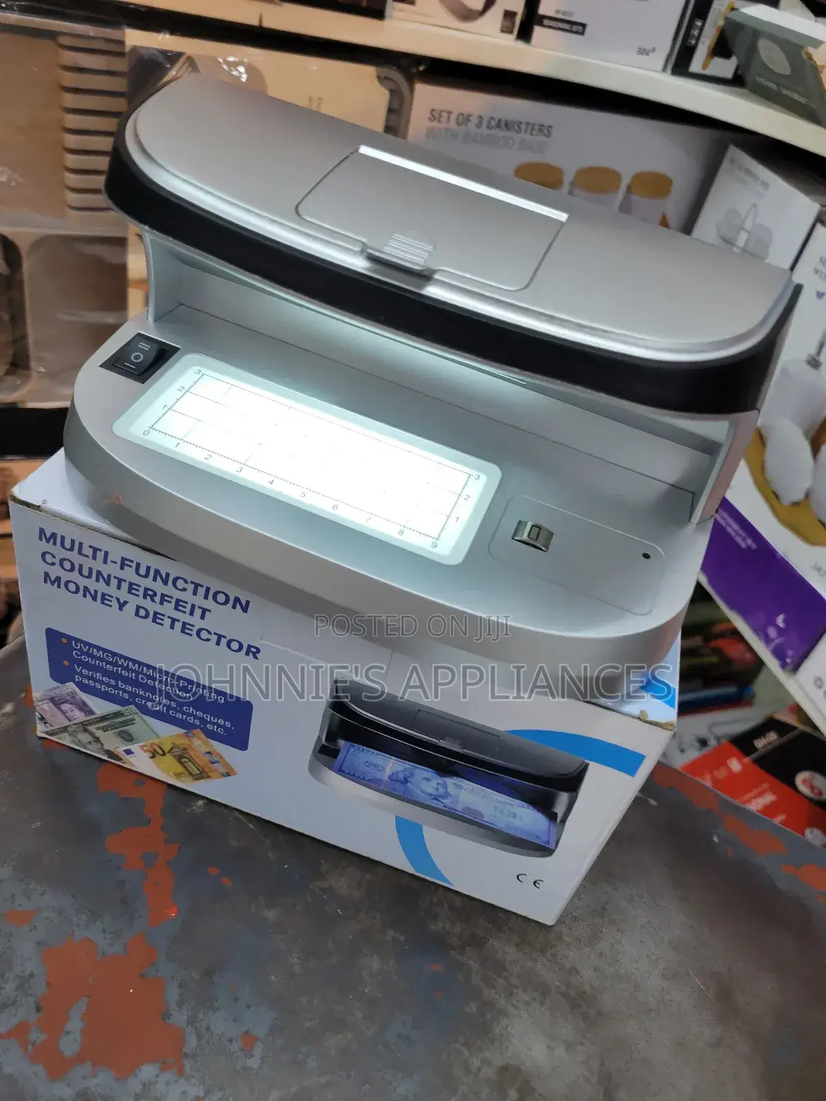 Multi Function Rechargeable Counter Money Detector