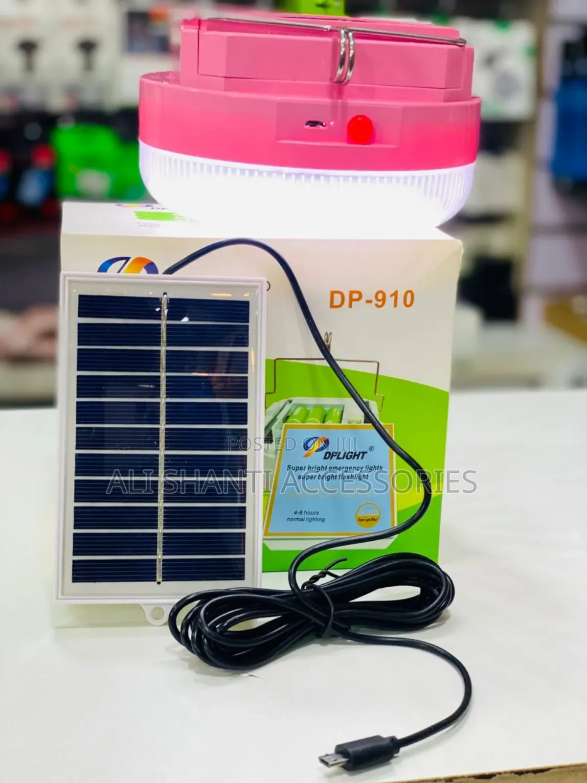 Dplight Solar Rechargeable Emergency Light
