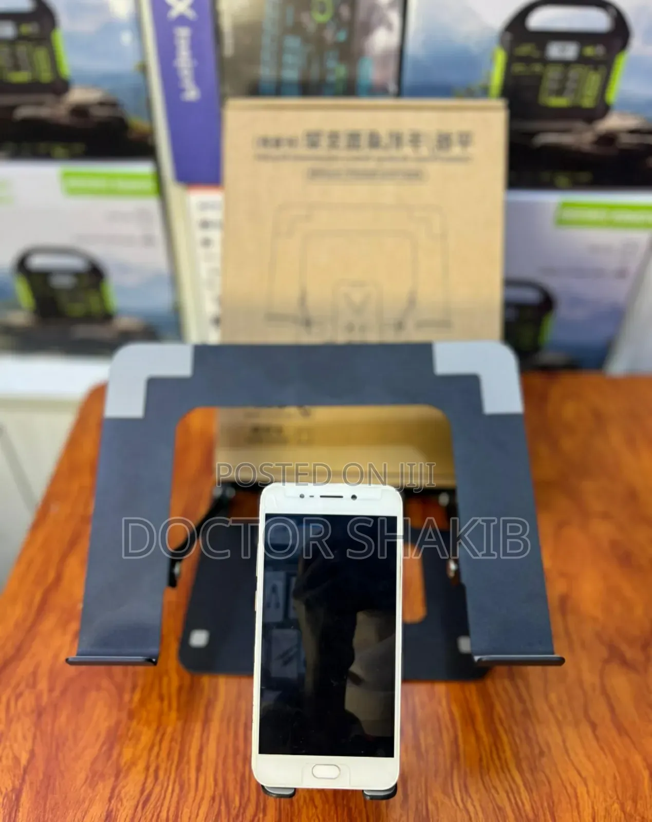 Strong 2in1 Laptop Stand With Phone Holder
