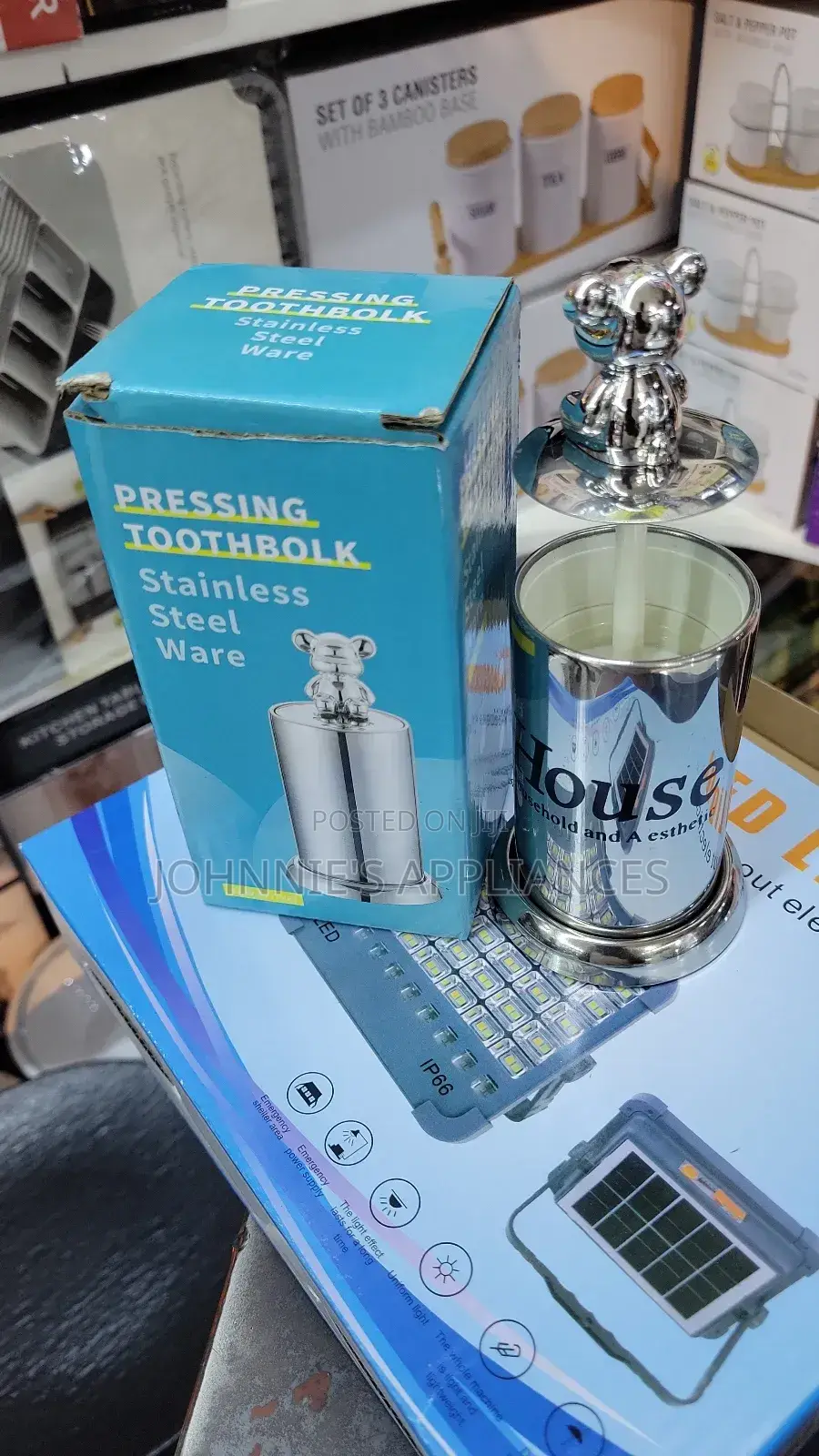 Stainless Steel Toothpick Dispenser