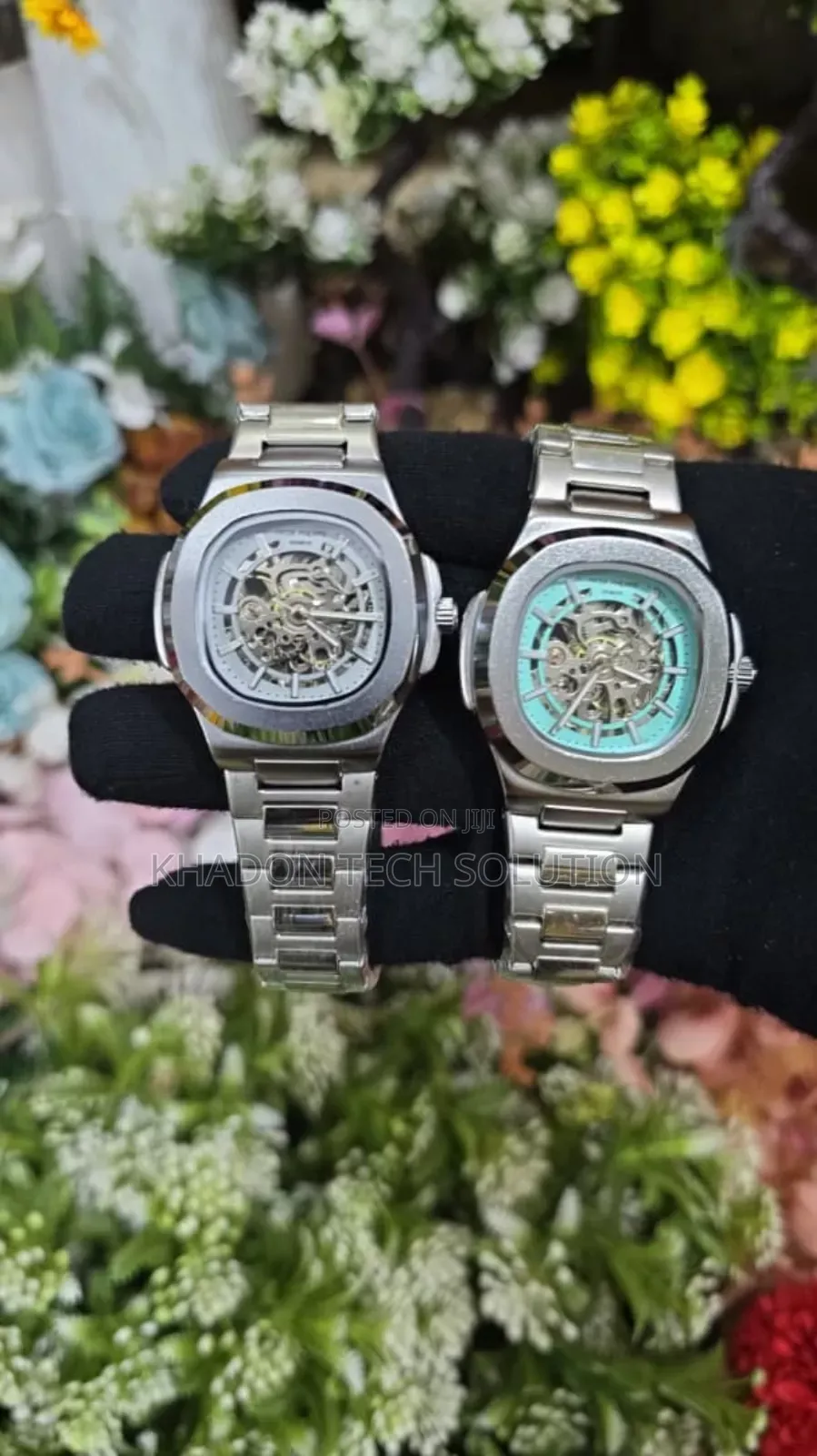 Stainless Steel Square Patek Phillips