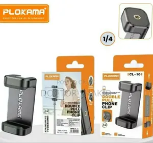 Quality Plokama Cl-10 Double Pull Phone Clip for Tripods