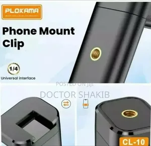 Quality Plokama Cl-10 Double Pull Phone Clip for Tripods