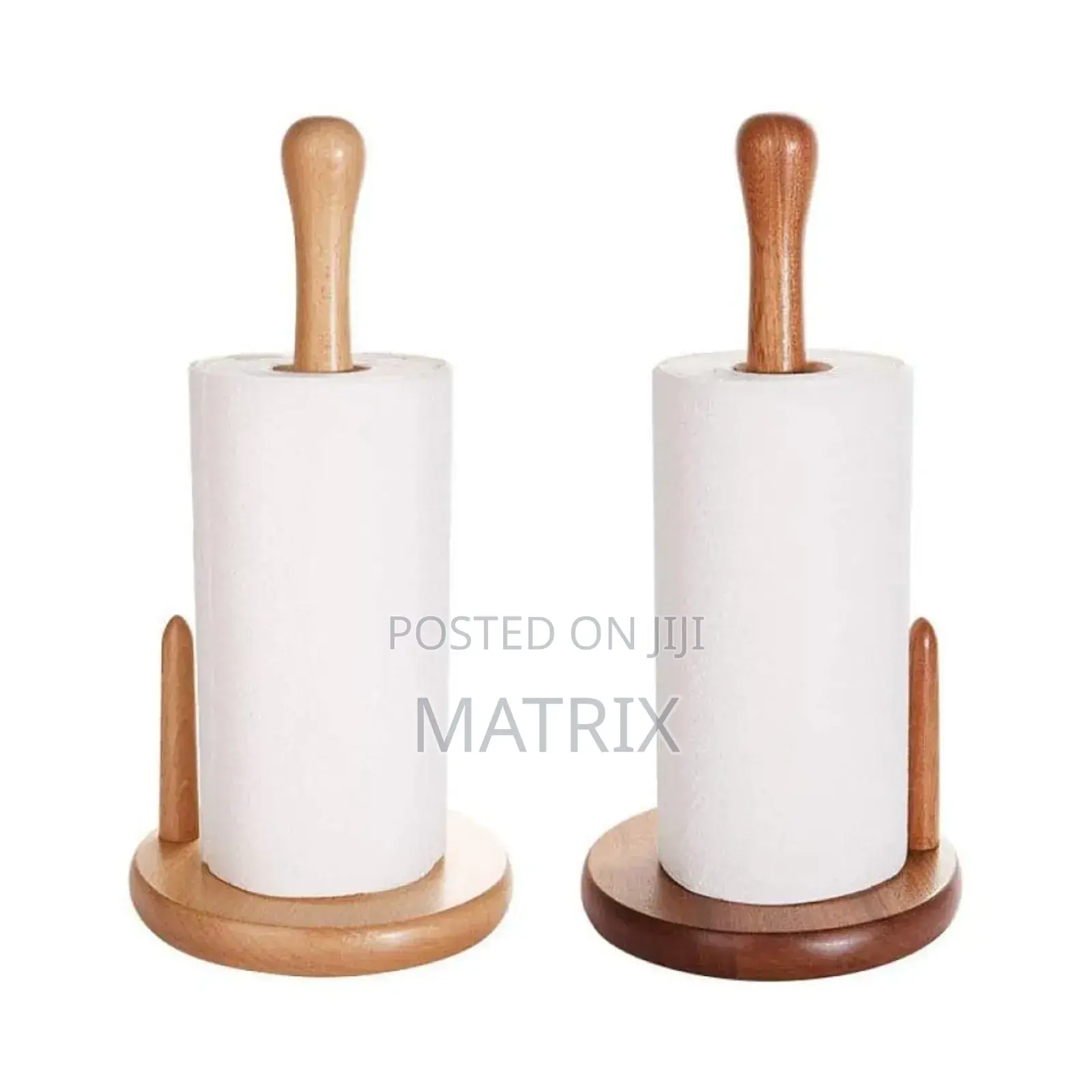 Counter Top Bamboo Paper Tissue Towel Holder