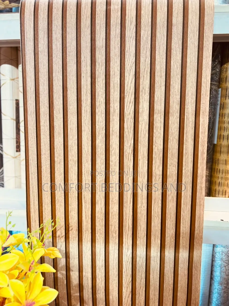 Column Wallpapers Coffee Brown