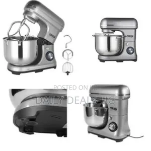 DSP 10l, 8 Speed Blender Dough Hand Stand Mixer Food Processor- Silver