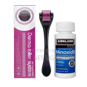 Minoxidil 5% Hair & Beard Growth Tropical Solution+ Derma Roller Set
