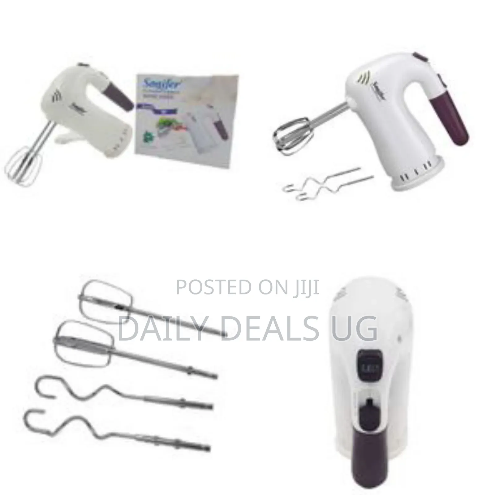 Sonifer 5 Speed ​Power Electric Hand Mixer/Blender/Egg Beater,White