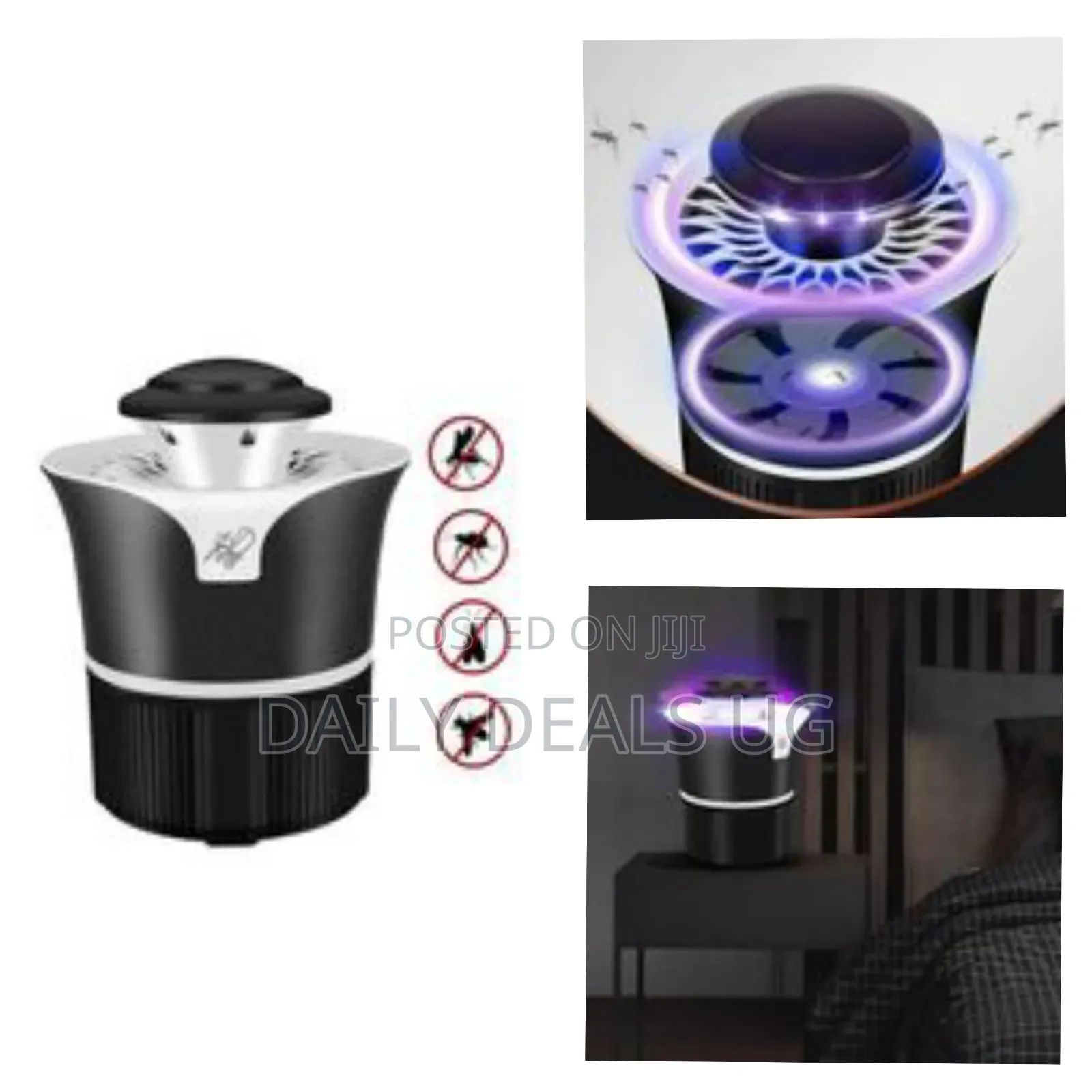 Electric Mosquito Killing Lamp-Black