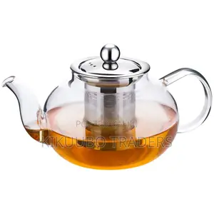 Glass Teapot With Stainless Steel Infuser